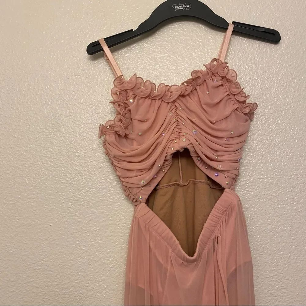 Revolution solo Tenth House pink Dance costume dress CAPTIVATE TH24199 SA